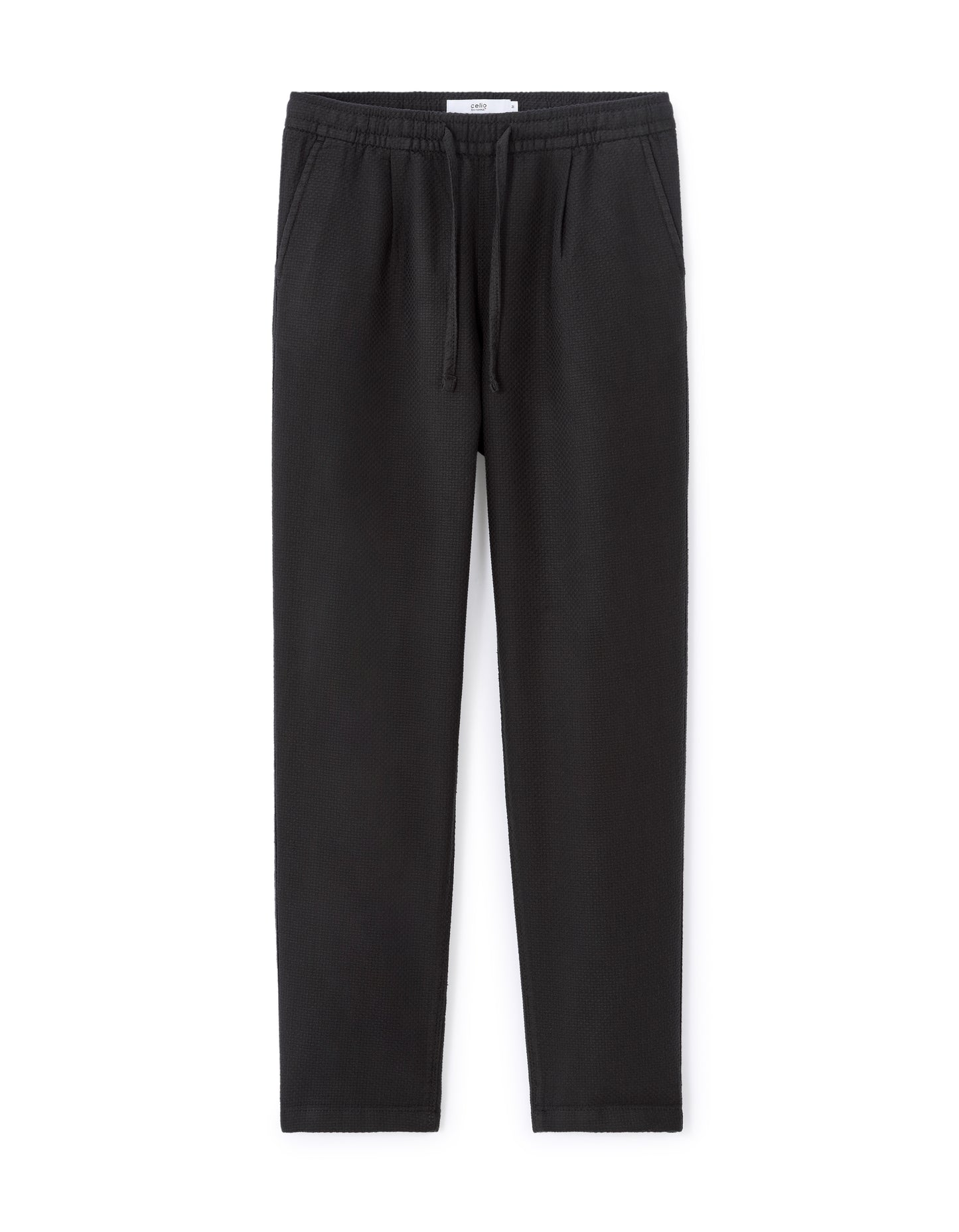Straight Fit 100% Cotton Solid Casual Trousers