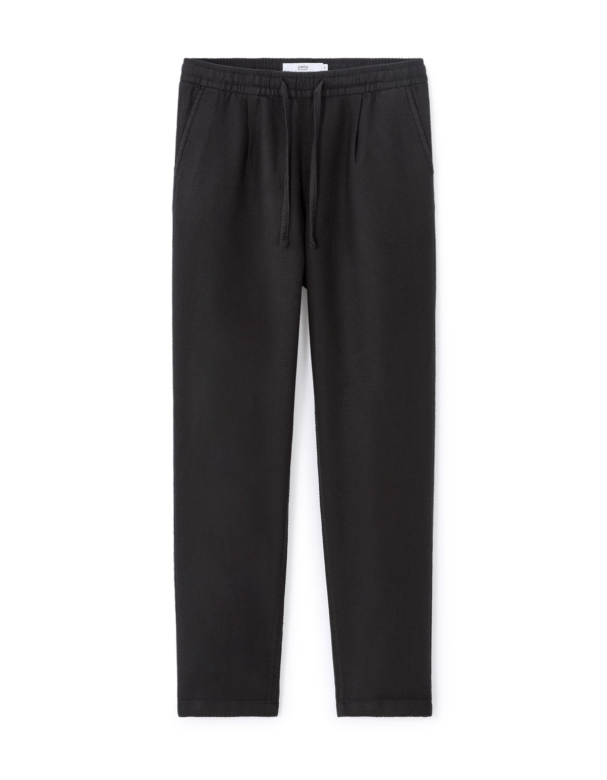 Straight Fit 100% Cotton Solid Casual Trousers