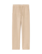 Regular Fit 100% Cotton Solid Casual Trousers
