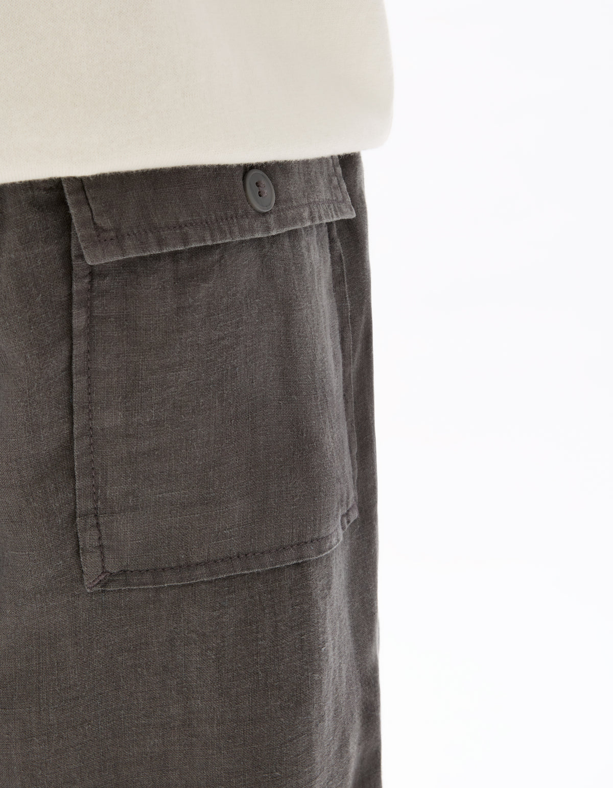Straight Fit Trousers - Grey