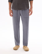 Straight Fit 100% 100% Linen Solid Casual Trousers