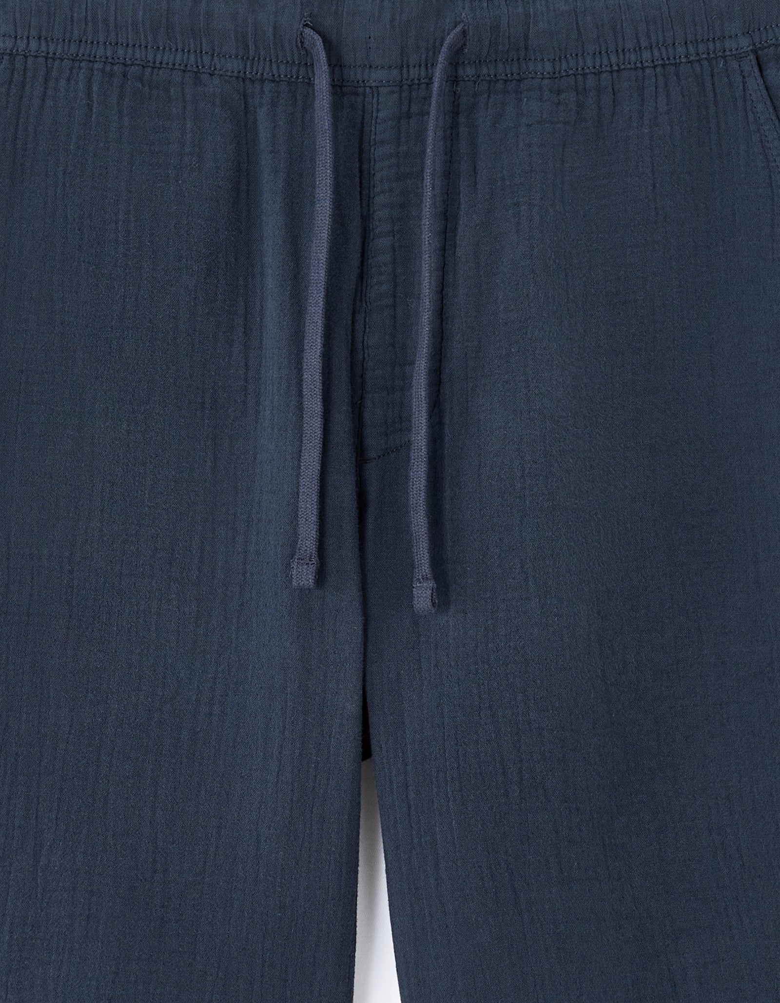 Celio* Men Navy Blue Solid Regular Fit Cotton Shorts