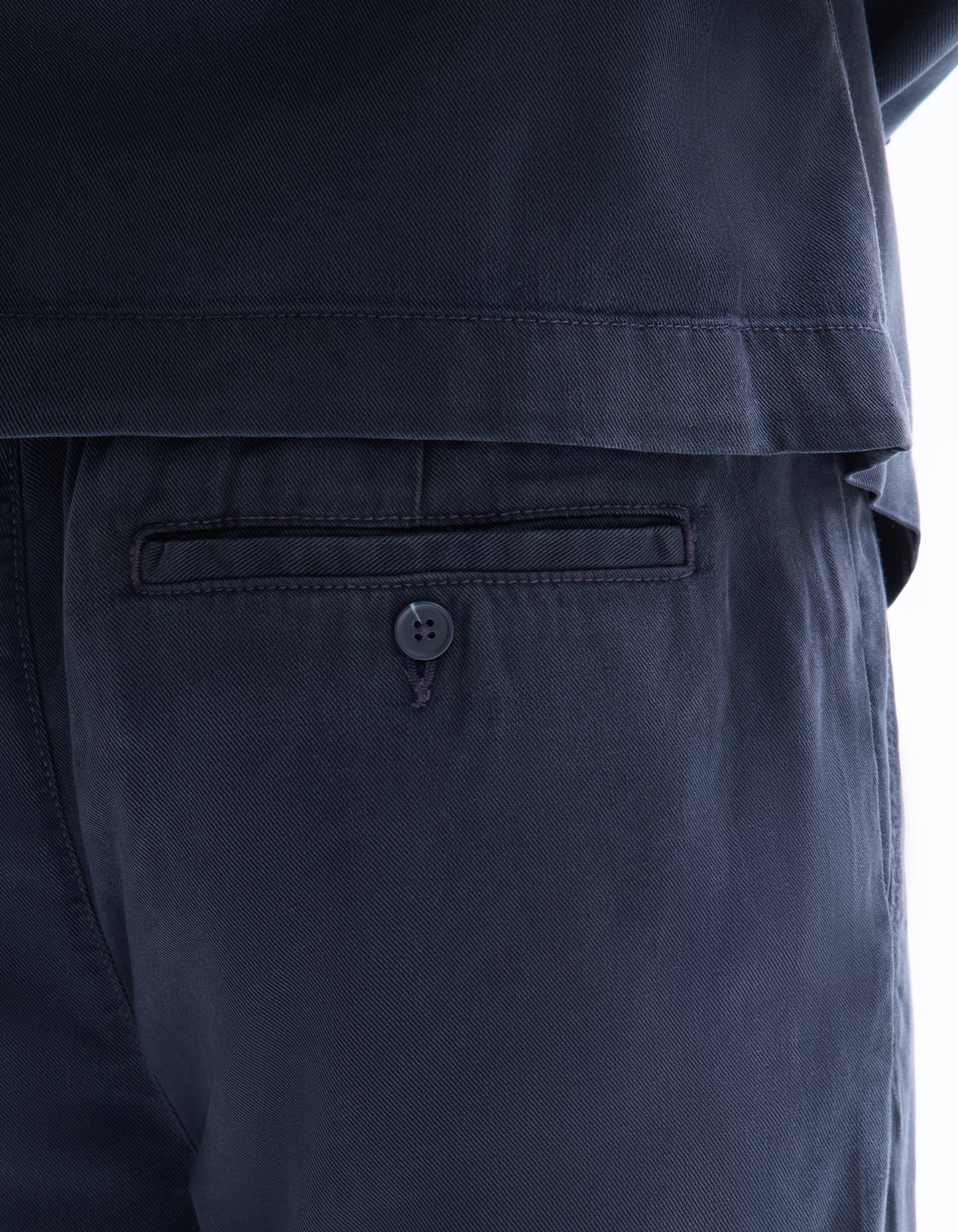 Celio* Men Navy Blue Straight Fit Viscose Rayon Tencel Trouser