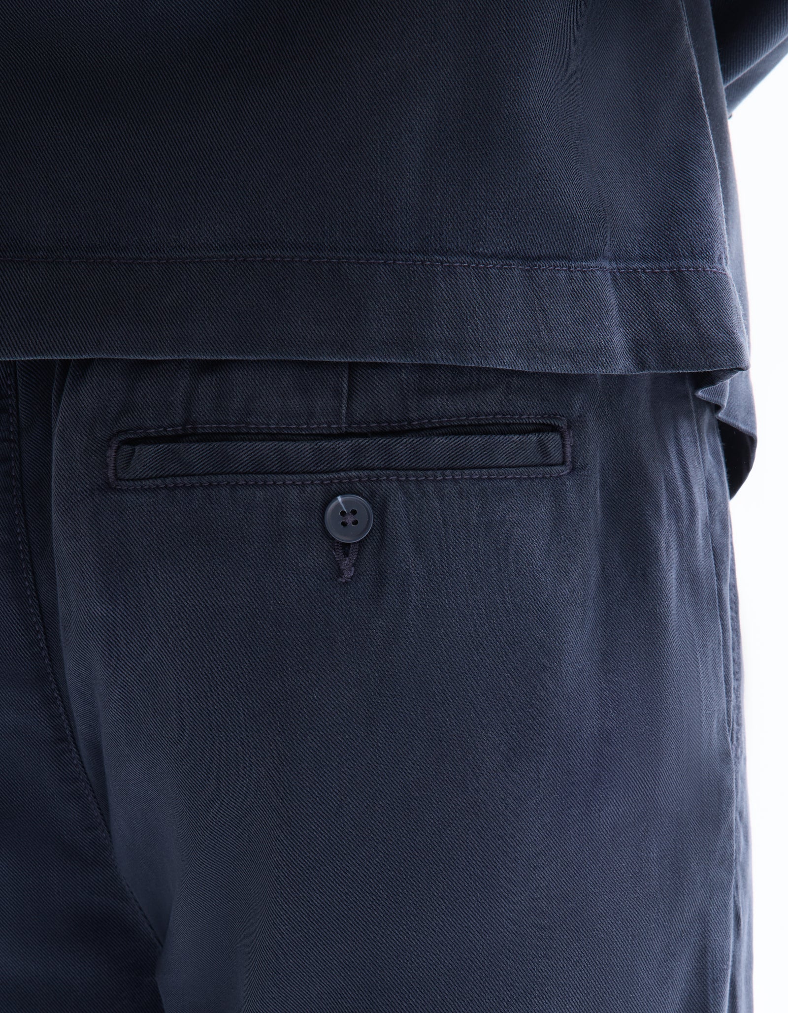 Celio* Men Navy Blue Straight Fit Viscose Rayon Tencel Trouser