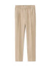 Celio* Men Beige Straight Fit Viscose Rayon Tencel Trouser