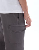 Straight Fit 100% Cotton Solid Casual Trousers
