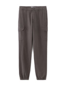 Straight Fit 100% Cotton Solid Casual Trousers