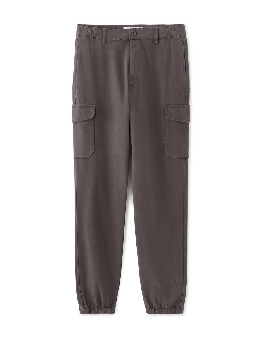 Straight Fit 100% Cotton Solid Casual Trousers