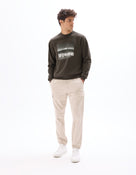 Celio* Straight Fit Beige Cotton Men Solid Trousers