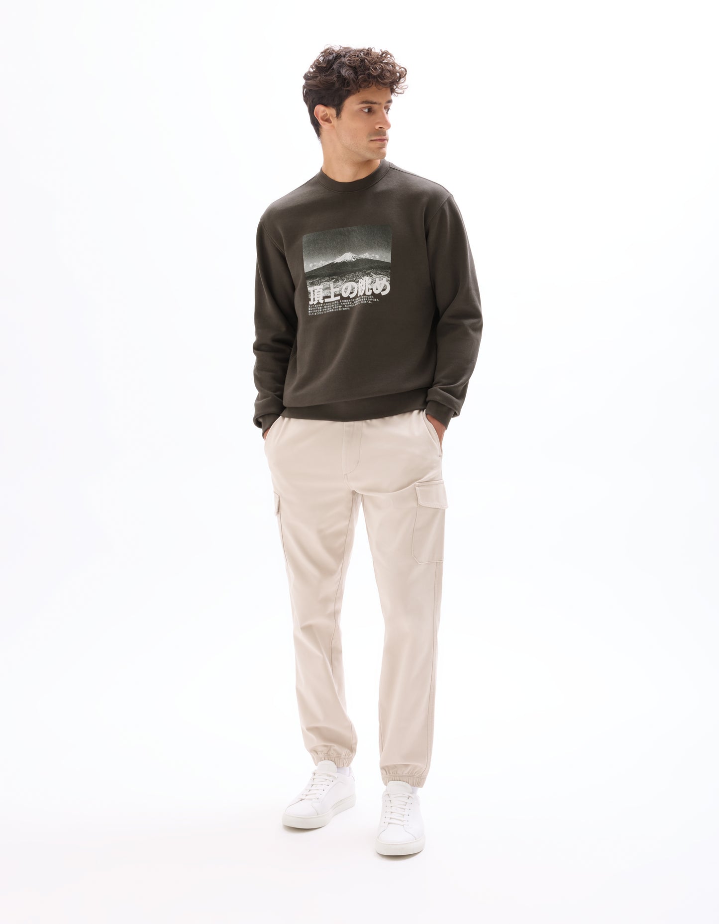 Celio* Straight Fit Beige Cotton Men Solid Trousers