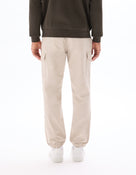 Celio* Straight Fit Beige Cotton Men Solid Trousers