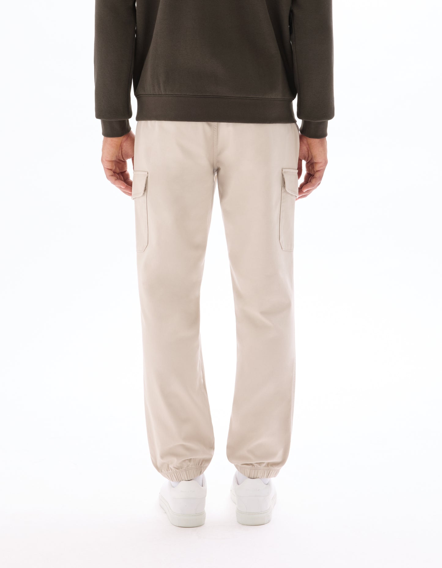 Celio* Straight Fit Beige Cotton Men Solid Trousers