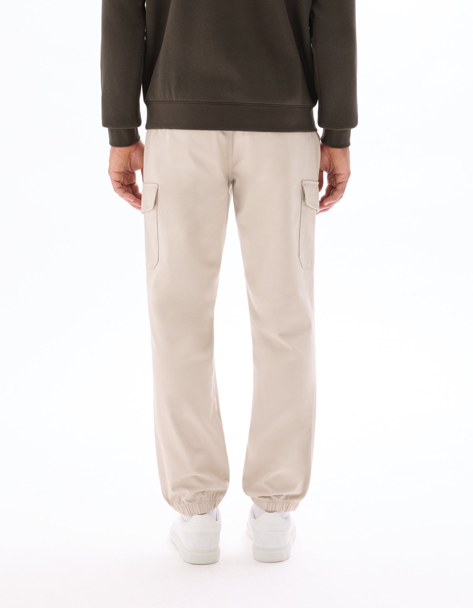 Celio* Straight Fit Beige Cotton Men Solid Trousers
