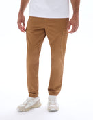 Straight Fit 100% Cotton Solid Casual Trousers