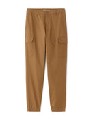 Straight Fit 100% Cotton Solid Casual Trousers