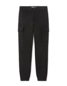 Celio* Cotton Men Straight Fit Solid Black Trousers