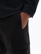 Celio* Cotton Men Straight Fit Solid Black Trousers