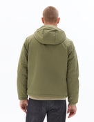 Regular Fit 100% Polyester Solid Hooded Jackets