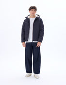 Regular Fit 100% Polyester Solid Hooded Jackets