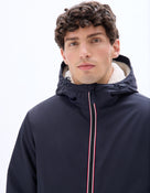 Regular Fit 100% Polyester Solid Hooded Jackets