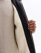 Regular Fit 100% Polyester Solid Hooded Jackets