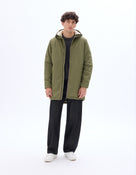 Regular Fit 100% Polyester Solid Hooded Jackets
