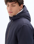 Regular Fit 100% Polyester Solid Hooded Jackets