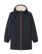 Regular Fit 100% Polyester Solid Hooded Jackets