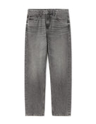 Loose Fit 100% Cotton Solid Jeans
