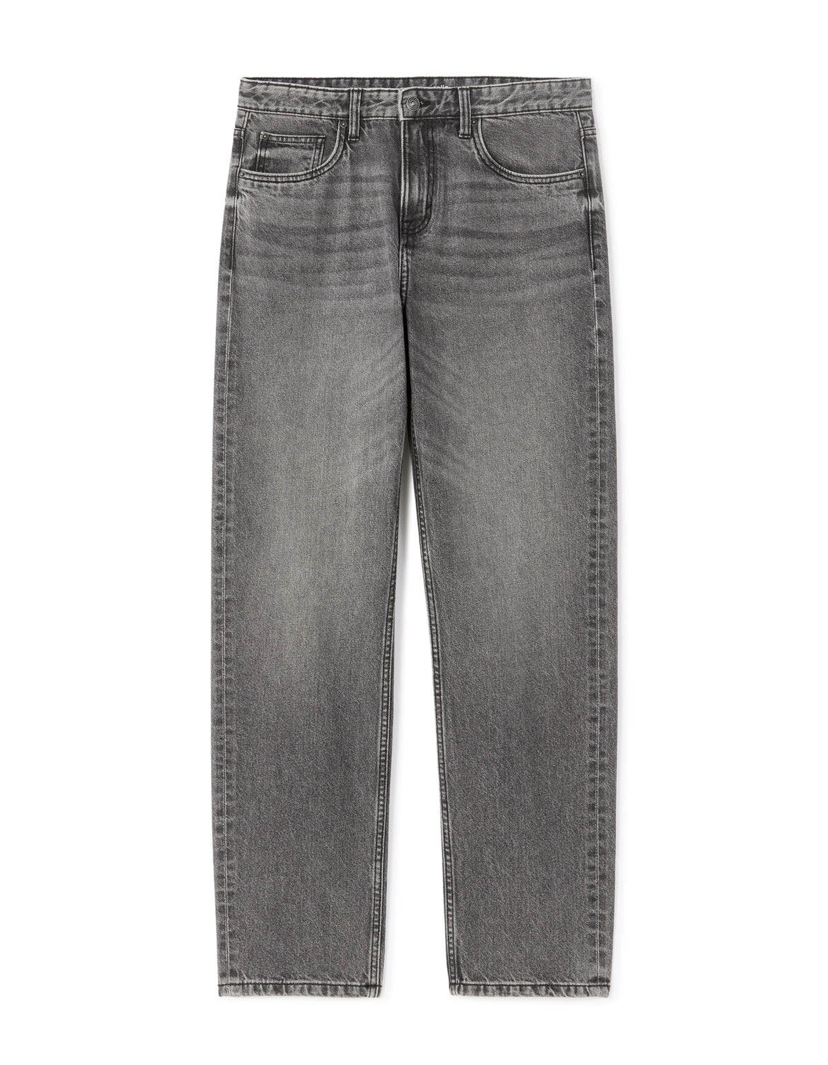 Loose Fit 100% Cotton Solid Jeans