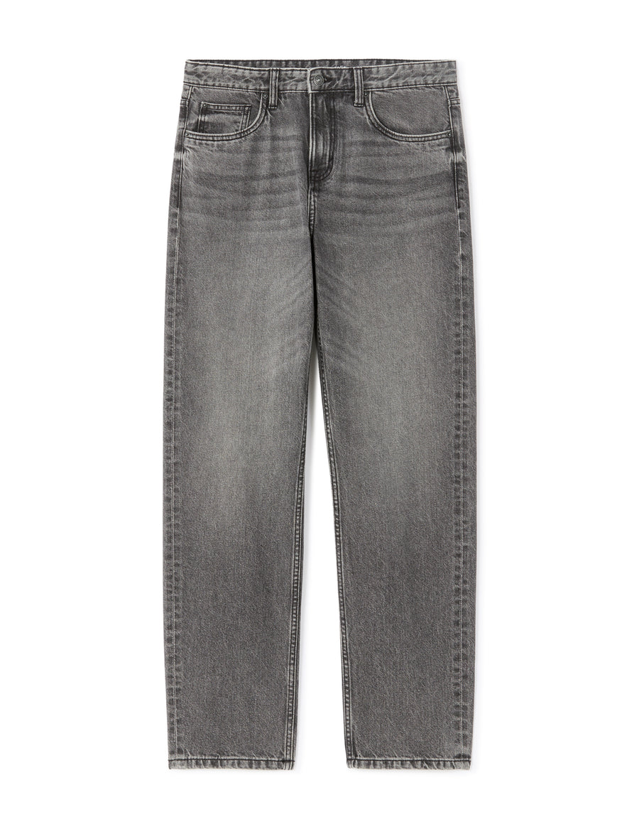 Loose Fit 100% Cotton Solid Jeans