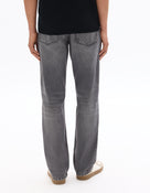 Loose Fit 100% Cotton Solid Jeans