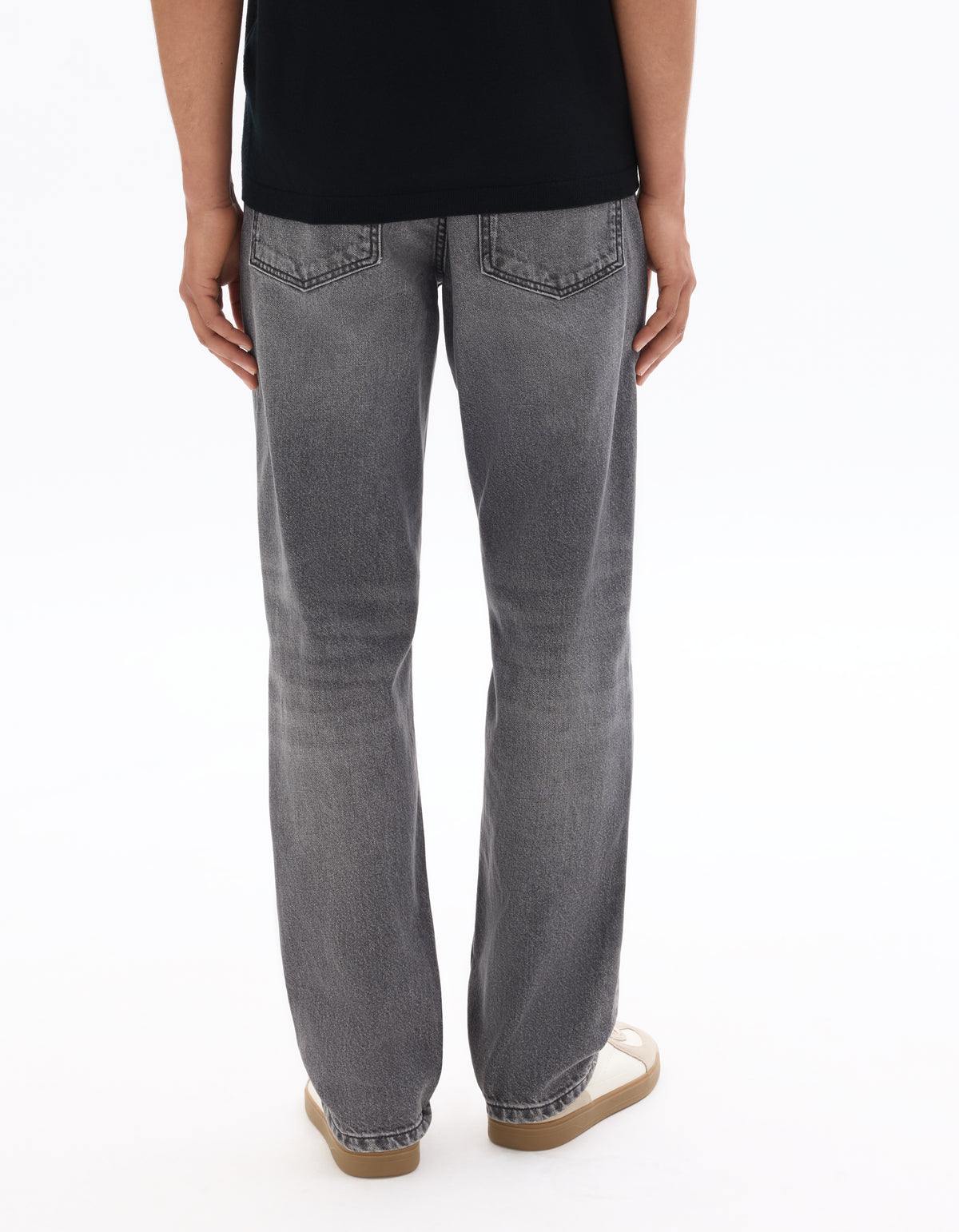 Loose Fit 100% Cotton Solid Jeans