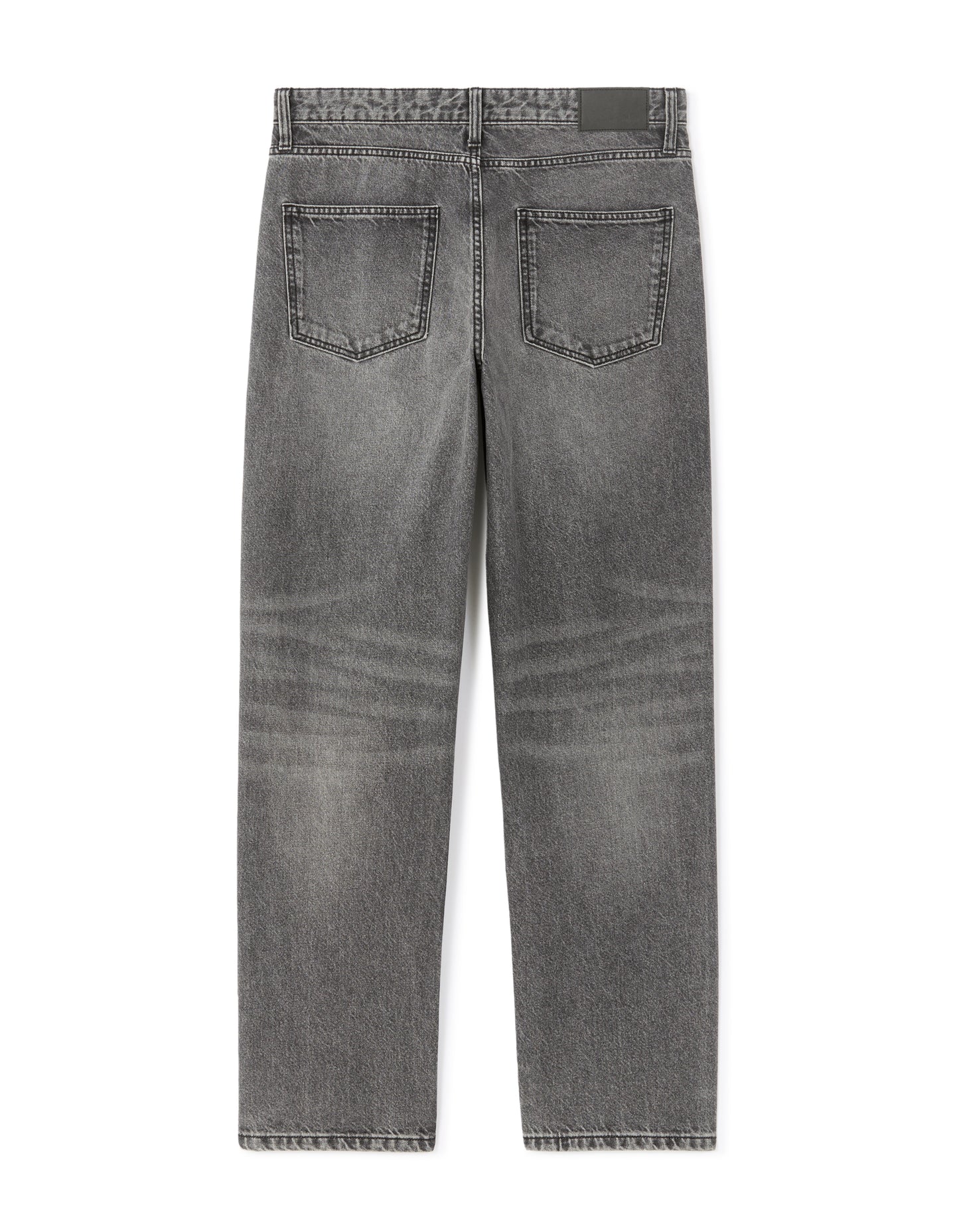 Loose Fit 100% Cotton Solid Jeans