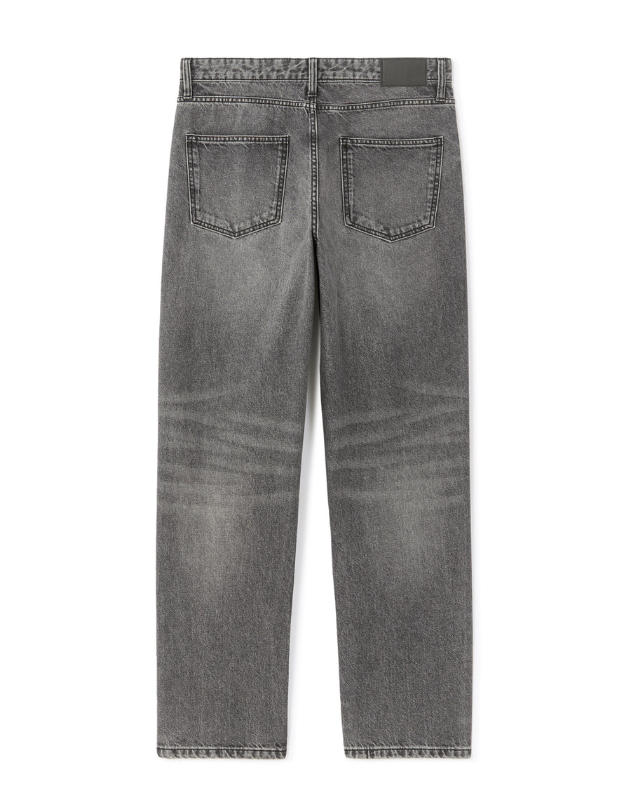 Loose Fit 100% Cotton Solid Jeans