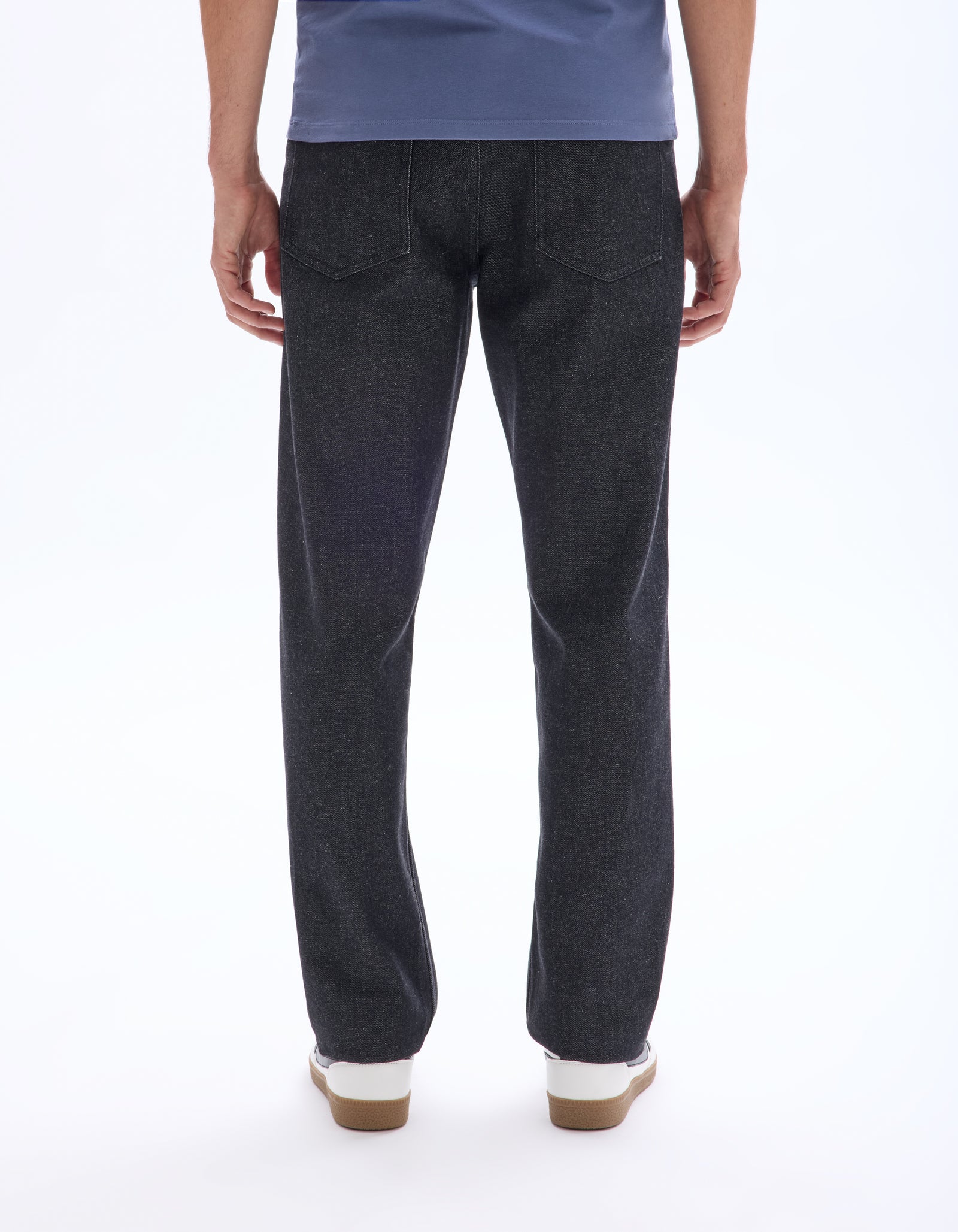 Loose Fit 100% Cotton Solid Jeans