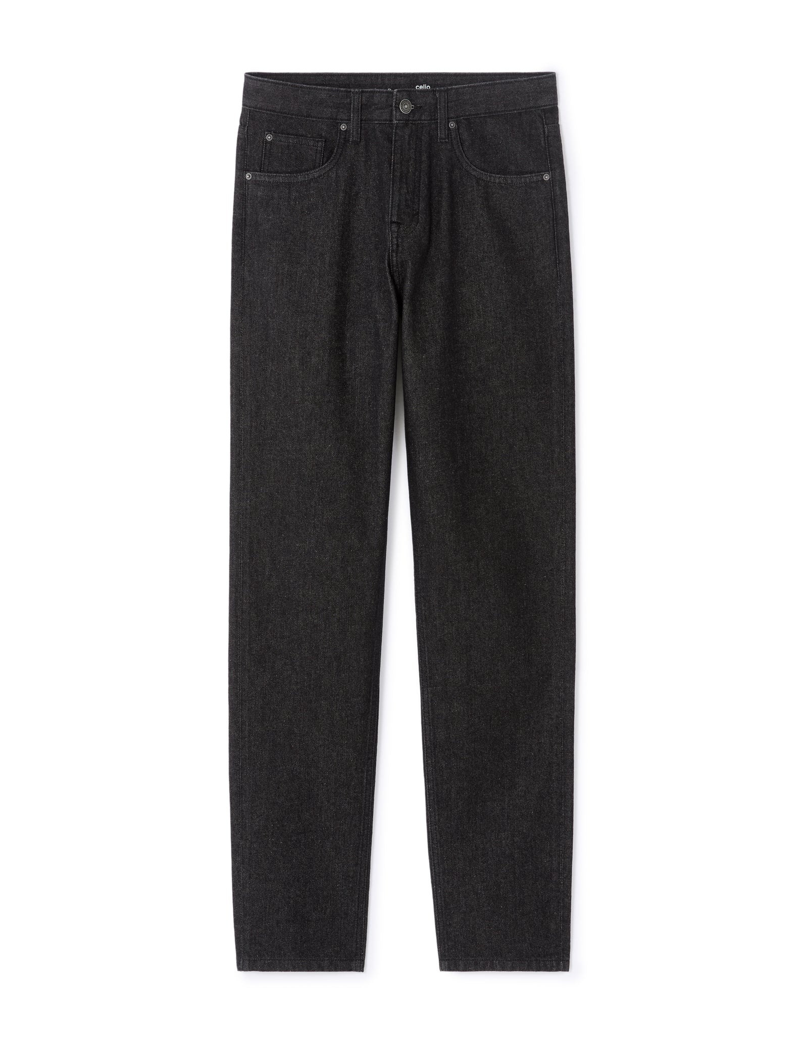 Loose Fit 100% Cotton Solid Jeans