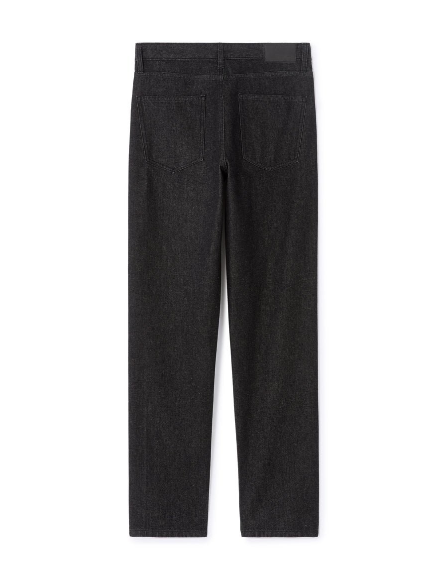 Loose Fit 100% Cotton Solid Jeans