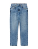 Loose Fit 100% Cotton Solid Jeans