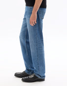 Loose Fit 100% Cotton Solid Jeans
