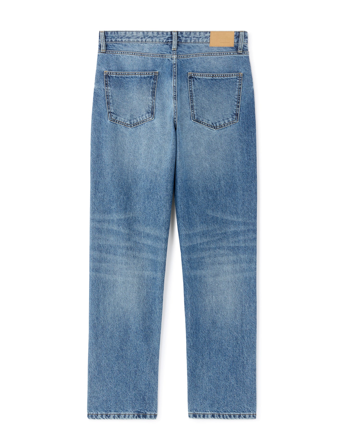 Loose Fit 100% Cotton Solid Jeans
