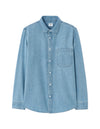Celio* Solid Men Cotton Blue Regular Fit Shirts