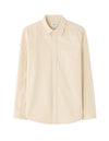Celio* Beige Men Cotton Solid Regular Fit Shirts
