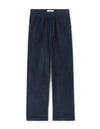 Celio* Cotton Blue Solid Men Loose Fit Trousers