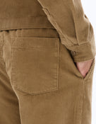 Celio* Men Brown Solid Loose Fit Cotton Trousers