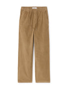 Celio* Men Brown Solid Loose Fit Cotton Trousers