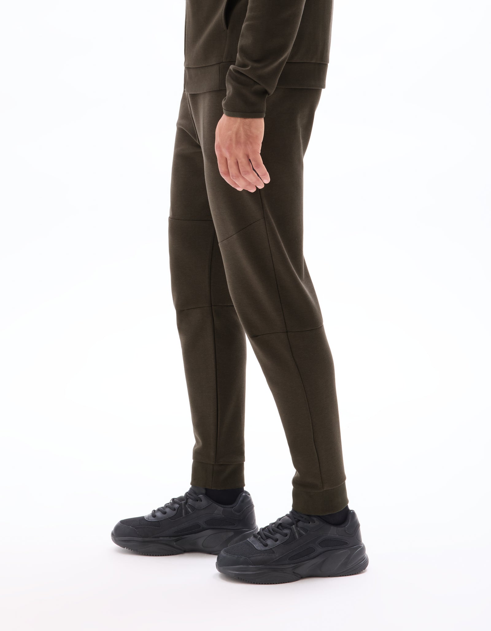 Celio Men Grey Solid Skinny Fit Cotton Trousers