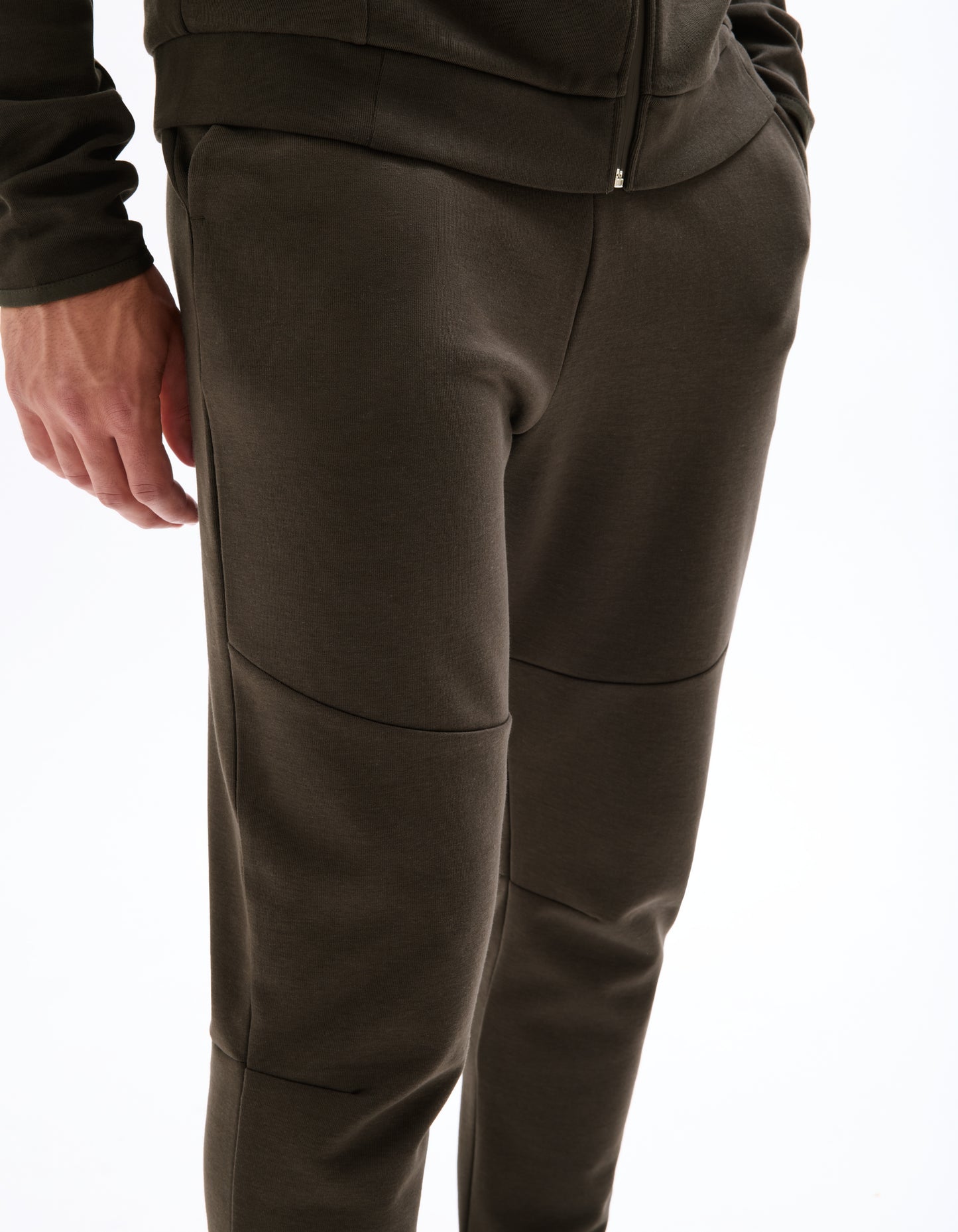 Celio Men Grey Solid Skinny Fit Cotton Trousers