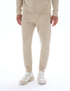 Celio Men Beige Solid Skinny Fit Cotton Trousers