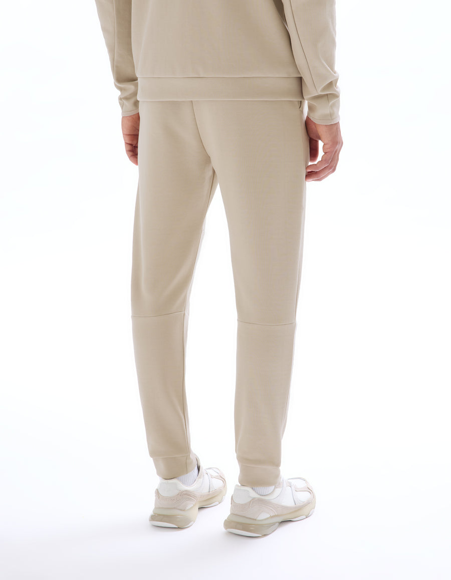 Celio Men Beige Solid Skinny Fit Cotton Trousers